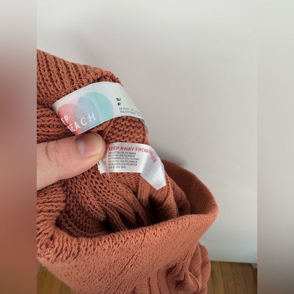 Free People Imogene Sweater Set In Salmon Rust - Picture 15 of 15